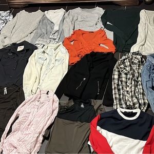 Sweaters and dress shirts